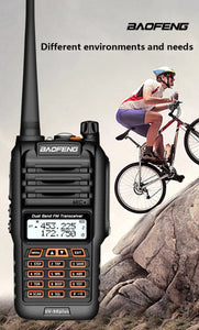 2025 UV9R Plus 18W Long Range Walkie Talkie 40-50km VHF UHF Ham Radio Transceiver CB Radio