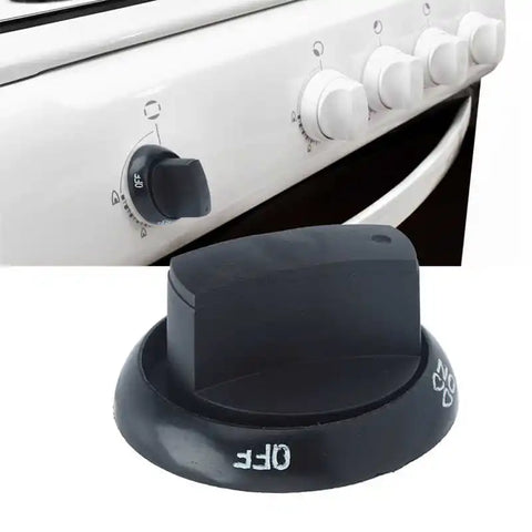 5pcs Universal Gas Stove Knob Set - Plastic Cooker Control Replacement for Kitchen Gas Stove