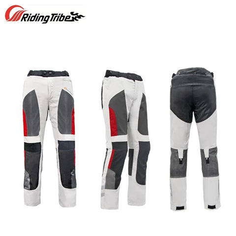 All-Season Waterproof Motorcycle Pants with Free Liner & Kneepads - Breathable & Warm Riding Trousers