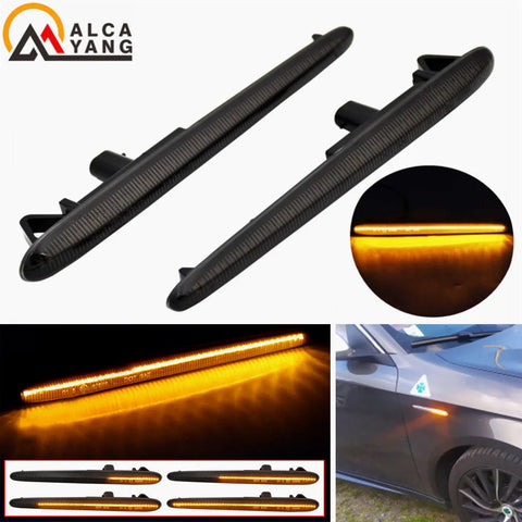 Dynamic LED Side Marker Turn Signal Lights for Alfa Romeo Giulietta 940/Sprint 2010-2021, 2pcs, Error-Free