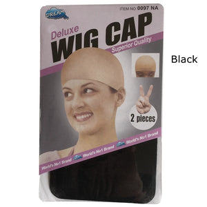 10 Pack Stretchable Wig Caps Elastic Hairnet Brown Mesh 5 Colors 2pcs/pack