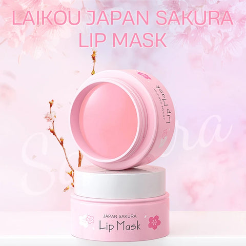 Cherry Blossom Lip Mask 8g - Hydrating Dry Lips Moisturizer Repair Treatment