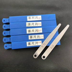 100pcs Feeler Gauge Set 0.02mm-0.15mm Gap Measuring Tool - Single Piece Gaskets