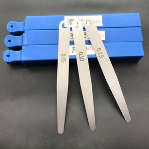 100pcs Feeler Gauge Set 0.02mm-0.15mm Gap Measuring Tool - Single Piece Gaskets