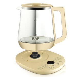 1.5L Transparent Glass Electric Kettle Household Multifunctional Health Kettle Flower Tea Decoction Split Type Kettle