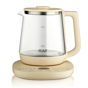 1.5L Transparent Glass Electric Kettle Household Multifunctional Health Kettle Flower Tea Decoction Split Type Kettle