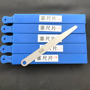 100pcs Feeler Gauge Set 0.02mm-0.15mm Gap Measuring Tool - Single Piece Gaskets