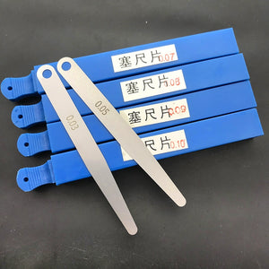 100pcs Feeler Gauge Set 0.02mm-0.15mm Gap Measuring Tool - Single Piece Gaskets