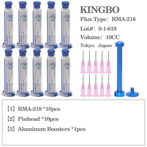 10cc No-Clean Soldering Paste with Needle Flux RMA-218