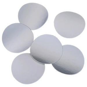100pcs 36-121mm PET Plastic Bottle Induction Sealing Foil Liners for Cosmetic Cans Aluminum Film