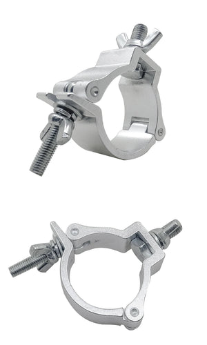 10-Pack 48-51mm 100kg Aluminum Alloy Stage Light Clamps, Heavy Duty Truss Bracket Hangers for Theatre Lighting