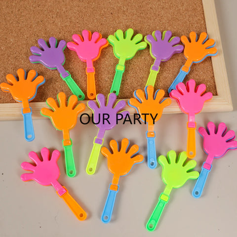 20-Pack Kids' Mini Hand Clappers Party Favors - Fun Noisemakers