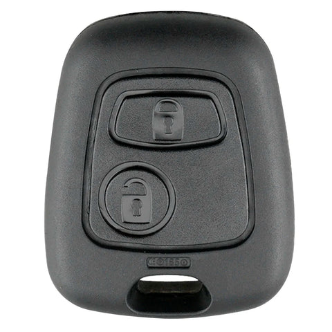 2 Button Replacement Car Key Shell Fob Case for Citroen C1 C4 Peugeot 107 307 407 206 306 406