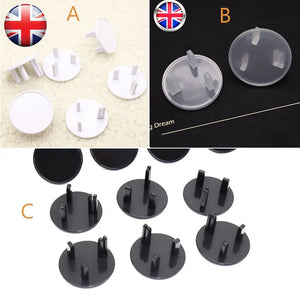 10-Pack UK Outlet Plug Socket Covers | Child Safety Protector Guards