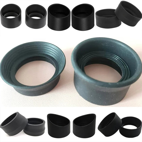 2pcs Rubber Eyepiece Eye Cups 28-44mm for Stereo Microscopes and Telescopes Binoculars Eye Guards