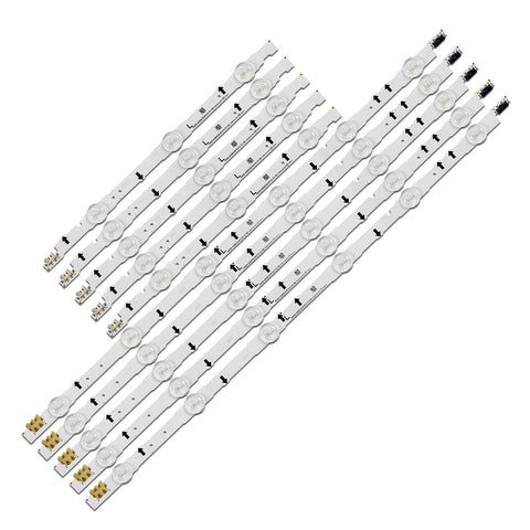 10-Pack LED Strip Bars for 40" TV Models UE40H5270, UE40J5510, UN40H6350, UE40H6400, UE40J5500, UN40J5500, UE40J5150