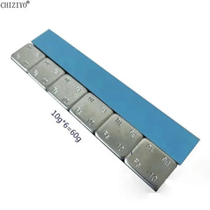 0.6kg Tire Balancing Blocks 5g/10g, Auto Steel Rim Hub Adhesive Weights