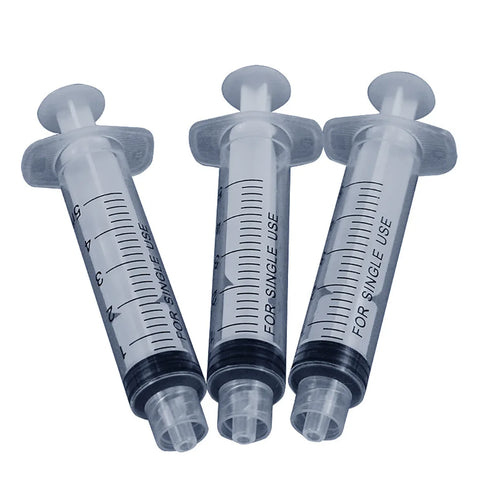 Assorted Luer Lock Syringe Set: 1cc, 2cc, 5cc, 10cc, 20ml, 30cc, 60cc for Industrial Dispensing and Glue Application
