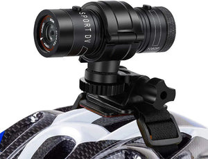 1080p Action Camera for Motorcycles and Bikes, Helmet Mount, Mini Sport DV Video Recorder, Outdoor Action Cam with Gun Mount