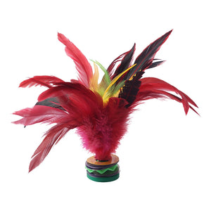 10-Pack Colorful Feather Jianzi Shuttlecocks 20cm – Portable Fitness Kick Game for Fun & Exercise