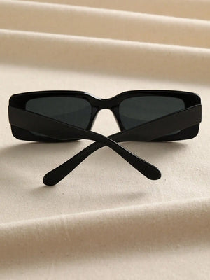 1 PC Unisex Plastic Square Fashion Sunglasses For Beach Play And Daily Photography