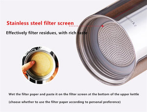 Italian Moka Espresso Maker Stainless Steel Coffee Pot for Gas or Induction Stove, Cuban Style Mocha Kettle