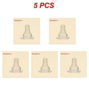 1-10 Pack Baby Pacifier Nipples Wide Bore Spiral Frosted Non-Irritating Thickened Safe Real-Feel