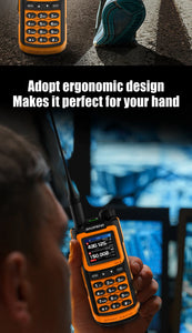 2025 Long Range Walkie Talkie 1000 Channel UHF VHF Ham Radio FM USB-C Charge Waterproof 2-Way Radio