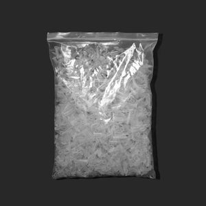 1000pcs 0.5ml Transparent Mini Plastic Test Tubes - Lab Centrifuge Containers