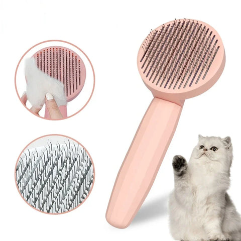 Cat & Dog Grooming Brush - Shedding & Detangling Tool