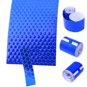 100cm x 5cm Reflective Tape Safety Warning Sticker for Cars & Motorcycles