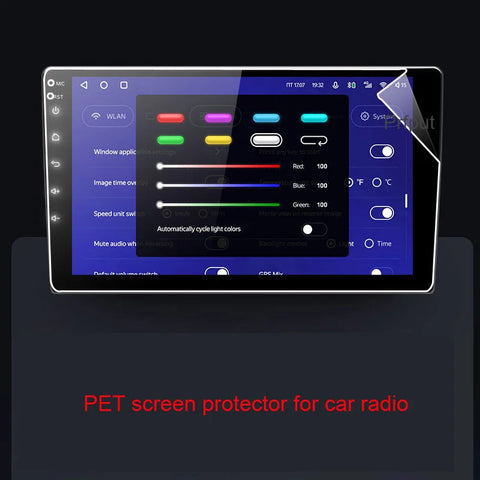 9" 10.1" Car GPS Radio Screen Protector for Teyes CC2 CC2L Spro 2 Din Navigation