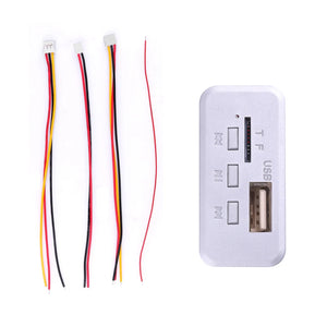"12V Bluetooth 5.0 Car MP3 Player Kit with USB, TF, FM Radio, Wireless Audio Receiver Decoder Board"