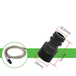 1/2" Quick Connect Garden Hose Adapter Set, 2-Pack - Easy Fit Garden Tool Accessory