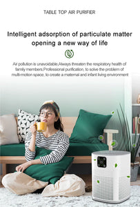 Portable Air Purifier for Home - H13 HEPA & Carbon Filters, Smart Control, Efficient Dust & Odor Removal
