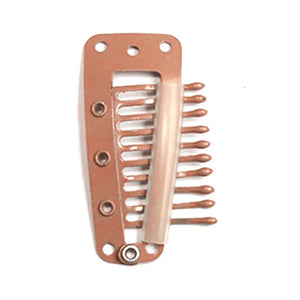 100pcs Black Brown Wig Clips 2.3cm-3.6cm Snap Clips for Hair Extensions & Wefts Hairpins Styling Tools