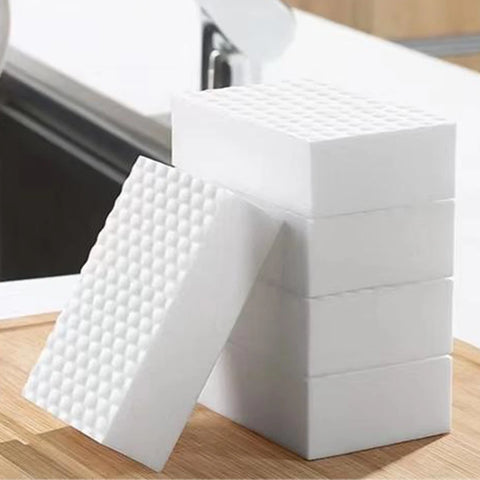 10-Pack Magic Sponge Erasers for Stain Removal in Kitchen, Bath & Walls