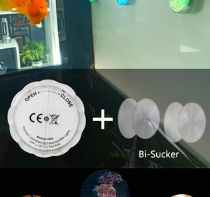 10 LED RGB Submersible Underwater Light for Pool, Garden, Wedding, Party, Aquarium, Vase, Bowl - Battery Operated