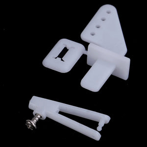 10-Pack 21mm Nylon RC Plane Control Horns for Rudder, Servo, Aileron, Elevator Parts