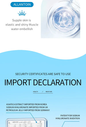 10-Pack Hydrating Firming Neck Masks with Hyaluronic Acid Skincare Set