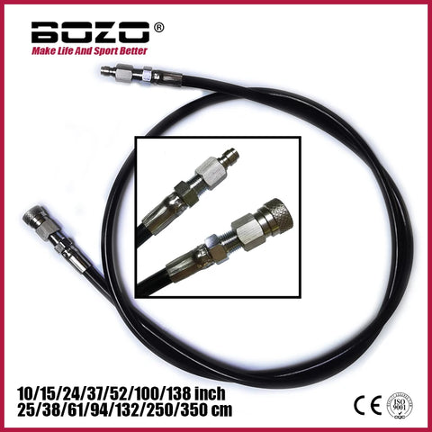 8mm High Pressure Hose Kit, Quick Connect Remote Fill Extension, Includes Male & Female Couplers