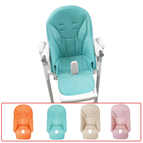 High Chair Cushion for Peg Perego Siesta & Prima Pappa Zero 3, PU Leather Baby Seat Cover, Accessories