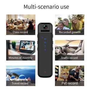 1080p Mini Camera with Night Vision and WiFi - Law Enforcement and Sports Action Recorder