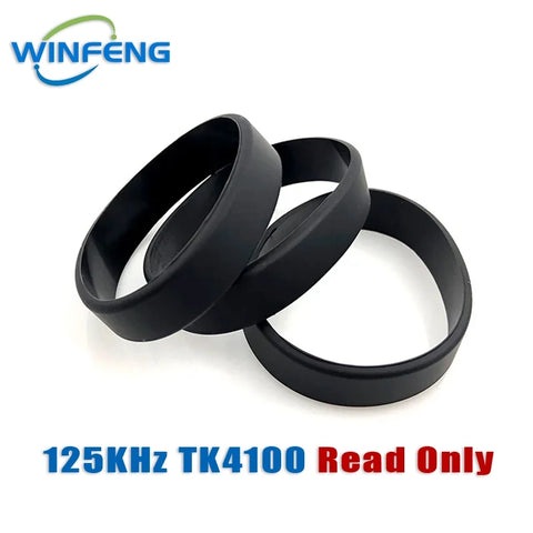 10-Pack 125kHz RFID Silicone Wristbands Waterproof TK4100 EM4100 Proximity Bracelets for Men & Women Swimming Pool