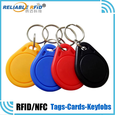 10pcs 125kHz RFID EM4100 Door Access Control Keyfobs TK4100 Proximity Key Tags