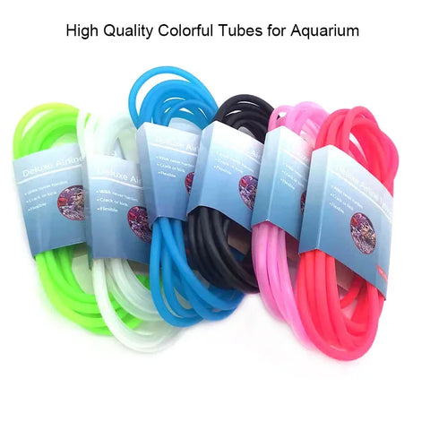 4mm x 3m Colorful Aquarium Air Tubing for Bubbler, Pump, Pond