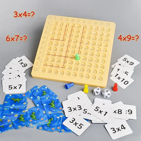 99-Piece Montessori Math Kit for Kids - Boost Multiplication & Addition Skills