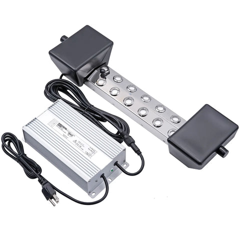 110V/220V Ultrasonic Mist Maker Fogger 4/6/8/10/12 Head Stainless Steel Air Humidifier for Greenhouse Hydroponics