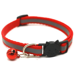 10-Pack Adjustable Cat & Kitten Safety Collars with Bells - Pet Collar Set