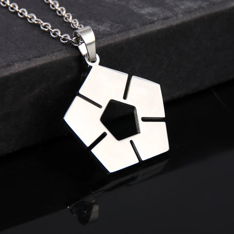 Blue Lock Anime Soccer Necklace Stainless Steel Pendant Men Cosplay Jewelry Accessories